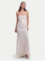 YAS Sukienka wieczorowa Dottea 26030334 Écru Slim Fit. Sukienki damskie YAS, m, bez wzorów, z syntetyku, wizytowe, bez kołnierzyka, bez ramiączek. Za 359.99 zł.