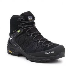 Buty trekkingowe męskie Salewa MS Alp Trainer 2 Mid Gtx. Czarne buty trekkingowe męskie Salewa, z gumy, za kostkę, bez zapięcia, trekkingowe. Za 1,053.00 zł.