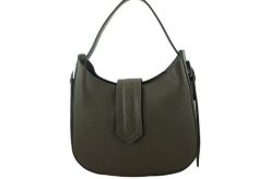 Shopperka skórzana BARBERINI'S zielona 928-38. Zielone shopper bag damskie Barberinis, bez wzorów, ze skóry, małe, bez dodatków. Za 255.99 zł.