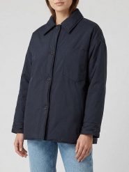 MOSS COPENHAGEN Kurtka przejściowa "Melli" w kolorze granatowym rozmiar: S/M. Niebieskie kurtki damskie MOSS COPENHAGEN, m, bez wzorów, bez kaptura. Za 299.95 zł.