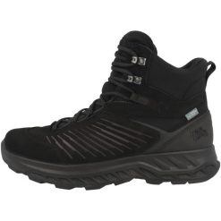 Buty do chodzenia męskie Hanwag Blueridge Es. Czarne buty trekkingowe męskie Hanwag, z materiału, za kostkę, bez zapięcia, trekkingowe. Za 764.00 zł.
