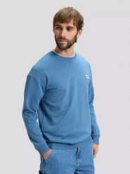 MESKA BLUZA LEE WORKWEAR SWS WORK BLUE 112378762. Niebieskie bluzy bez kaptura męskie Lee, m. Za 149.99 zł.