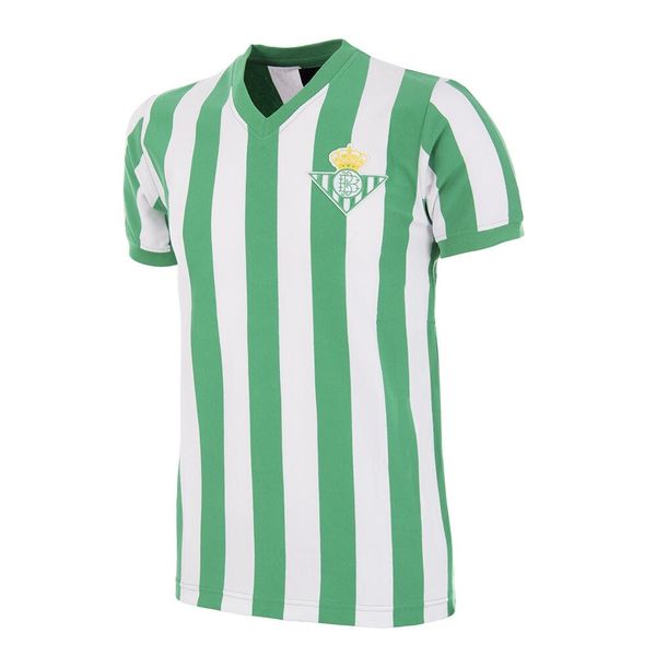 Koszulka piłkarska retro - Dorosły - Real Betis 1976-77 - Zielona-Biała. Zielone t-shirty sportowe męskie COPA FOOTBALL, bez ramiączek, do piłki nożnej. Za 340.84 zł.