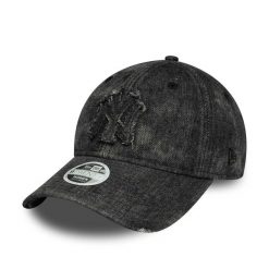 Czapka baseballowa New York Yankees Denim 9twenty. Czarne czapki z daszkiem damskie New Era, bez wzorów, z denimu. Za 173.00 zł.