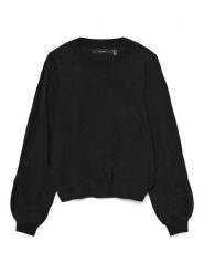 Vero Moda Sweter w kolorze czarnym rozmiar: M. Czarne swetry klasyczne damskie Vero Moda, m, bez kołnierzyka. Za 100.04 zł.