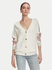 Liu Jo Sport Kardigan TF6093 MS49I Kremowy Regular Fit. Białe kardigany damskie Liu Jo Sport, l, bez wzorów, z wiskozy. Za 769.99 zł.