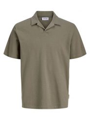 Jack & Jones Koszulka polo "Devin" w kolorze khaki rozmiar: L. Brązowe koszulki polo męskie Jack & Jones, l, bez wzorów, z bawełny, bez ramiączek. Za 83.22 zł.