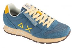 Buty sportowe Sneakersy męskie, Tom Vintage. Niebieskie buty sportowe na co dzień męskie SUN68, z materiału, bez zapięcia, trekkingowe. Za 549.99 zł.