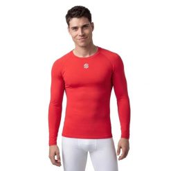 Męska sportowa podkoszulka Siroko Blayer Red M. Czerwone bielizna termoaktywna męska SIROKO, m, bez wzorów, z materiału. Za 126.00 zł.