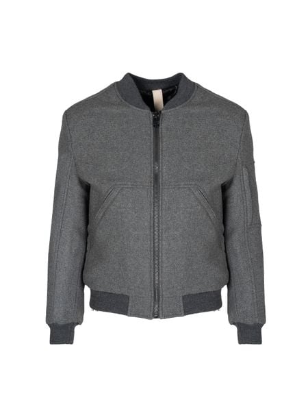 Xagon Man Kurtka "Winter Bomber" | A2505 PBOMBA | Mężczyzna | Szary Melanż. Szare kurtki męskie Xagon, m, bez wzorów, z poliamidu, eleganckie, bez kaptura. W wyprzedaży za 999.00 zł.