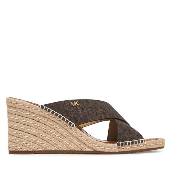 Espadryle MICHAEL Michael Kors. Brązowe espadryle damskie MICHAEL Michael Kors, bez wzorów, bez obcasa. Za 589.99 zł.