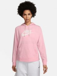 Nike Sportswear Bluza w kolorze jasnoróżowym rozmiar: M. Różowe bluzy z kapturem damskie Nike Sportswear, m, z bawełny. Za 153.71 zł.