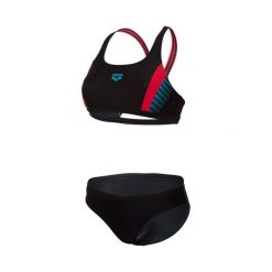 Damski 2-częściowy kostium kąpielowy Arena Threefold. Czarne stroje jednoczęściowe damskie Arena, l, bez wzorów. Za 219.50 zł.