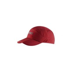 Sportowa czapka z daszkiem do biegania unisex lekka regulowana CORE Run CEP. Czerwone czapki męskie CEP, bez wzorów, sportowe. Za 84.00 zł.