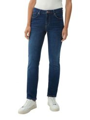 S.Oliver Dżinsy - Slim fit - w kolorze granatowym rozmiar: 34/L32. Niebieskie jeansy damskie S.Oliver. Za 119.95 zł.