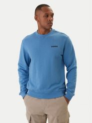 Napapijri Bluza B-Small Box CNP0A88TP Niebieski Relaxed Fit. Niebieskie bluzy bez kaptura męskie Napapijri, m, z bawełny. Za 309.99 zł.