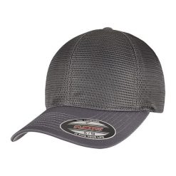 Czapka Z Daszkiem 360 Omnimesh. Brązowe czapki z daszkiem damskie FLEXFIT, bez wzorów. Za 87.99 zł.
