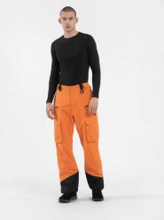4F Spodnie snowboardowe membrana 10 000 męskie XL. Brązowe spodnie materiałowe męskie 4f, bez wzorów. Za 599.99 zł.