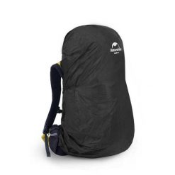 Pokrowiec przeciwdeszczowy na plecak Naturehike 35-45L. Czarne plecaki damskie NATUREHIKE, bez wzorów. Za 49.99 zł.