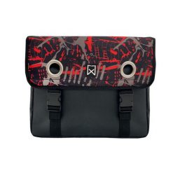 Podwójna torba na bagażnik z materiału wodoodpornego Willex 40 L. Czarne torebki klasyczne damskie willex, bez wzorów, bez dodatków. Za 412.00 zł.