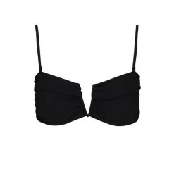 Damski top do kostiumu kąpielowego Barts Solid Bandeau. Czarne bikini damskie Barts, bez wzorów. Za 255.50 zł.