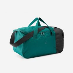 Torba sportowa Kipsta Essential 20 l. Czerwone torby męskie na ramię Decathlon, bez wzorów, z materiału, na ramię. Za 34.99 zł.