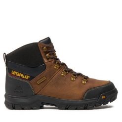 Trapery CAT Footwear. Brązowe buty zimowe męskie CAT Footwear, bez zapięcia. Za 549.99 zł.
