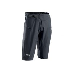 Spodenki rowerowe enduro mtb NORTHWAVE Bomb Baggy czarny. Czarne szorty męskie Northwave, bez wzorów, sportowe. Za 343.00 zł.