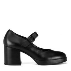 Czółenka Sergio Bardi. Czarne czółenka damskie Sergio Bardi, bez wzorów, bez obcasa. Za 223.00 zł.