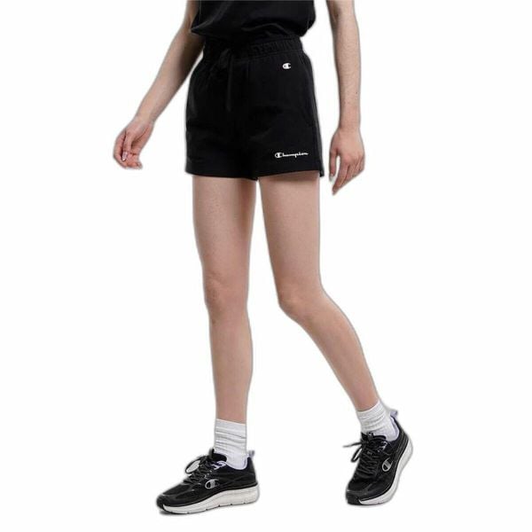 Krótkie Spodenki Sportowe Damskie Champion Shorts Czarny. Czarne spodenki sportowe damskie CHAMPION, s, z materiału. Za 81.09 zł.