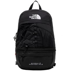 Plecak sportowo-turystyczny dla dorosłych The North Face Borealis Convertible. Czarne plecaki damskie The North Face, bez wzorów, z materiału, sportowe. Za 349.99 zł.