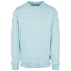 Bluza Urban Classics basic terry crew. Niebieskie bluzy bez kaptura męskie Urban Classics, s, z materiału. Za 150.50 zł.
