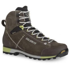 Buty trekkingowe męskie Dolomite Cinquantaquattro Hike Evo GTX. Zielone buty trekkingowe męskie Dolomite, bez zapięcia, trekkingowe. W wyprzedaży za 510.00 zł.