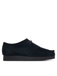 Clarks Półbuty Wallabee Lite 26329481 Czarny. Czarne półbuty męskie Clarks, ze skóry, bez zapięcia. Za 429.99 zł.
