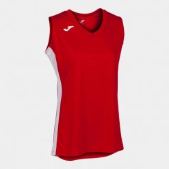 Koszulka do koszykówki dla dziewczyn Joma Cancha III. Białe koszulki dziewczęce Joma, s, bez wzorów, bez ramiączek. Za 49.99 zł.