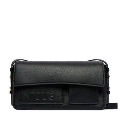 Torebka TOUS. Czarne listonoszki damskie Tous, bez wzorów, bez dodatków. Za 849.99 zł.