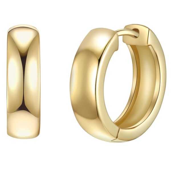 Glanzstücke München Kolczyki z Srebro wysokiej próby w Żółte złoto Kolczyki koła 1 ct Damski. Żółte kolczyki damskie Glanzstücke München, pozłacane. Za 279.99 zł.