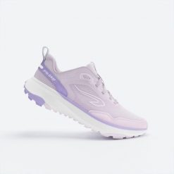 Buty do biegania damskie Kiprun JF190 Grip. Białe obuwie do biegania damskie KALENJI. Za 189.99 zł.