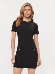 Silvian Heach Sukienka koktajlowa Melli GPP24388VE Czarny Slim Fit. Czarne sukienki damskie Silvian Heach, bez wzorów, z syntetyku, wizytowe, bez kołnierzyka, bez ramiączek. Za 409.99 zł.