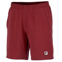 Spodnie sportowe męskie Fila FBM1420055700. Czerwone spodnie sportowe męskie Fila, z materiału. Za 338.00 zł.