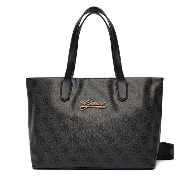 Torebka Guess. Czarne torebki klasyczne damskie Guess, z aplikacjami, bez dodatków. Za 329.99 zł.