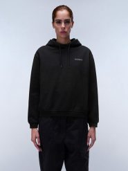 Napapijri Bluza "Blanche" w kolorze czarnym rozmiar: S. Czarne bluzy z kapturem damskie Napapijri, s, z bawełny. Za 158.10 zł.