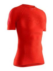 X-Bionic Koszulka w kolorze pomarańczowym do biegania rozmiar: S. Pomarańczowe bluzki sportowe damskie X BIONIC, s, bez wzorów, z materiału, bez ramiączek. Za 281.10 zł.
