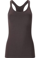 Damski tank top Athlecia Connie. Brązowe topy sportowe damskie Athlecia, l, bez wzorów, z poliamidu, bez ramiączek. Za 152.50 zł.