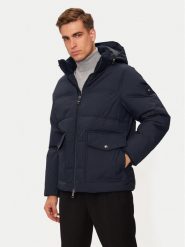 Tommy Hilfiger Kurtka zimowa Rockie MW0MW37125 Granatowy Regular Fit. Niebieskie kurtki męskie Tommy Hilfiger, na zimę, m, bez wzorów, z syntetyku, bez kaptura. Za 1,189.00 zł.