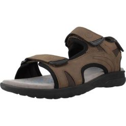 Sandały GEOX U SPHERICA EC5 Brązowy. Brązowe sandały męskie Geox, z syntetyku, bez zapięcia. Za 291.99 zł.