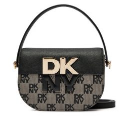 Torebka DKNY. Czarne listonoszki damskie DKNY, bez wzorów, bez dodatków. Za 789.99 zł.