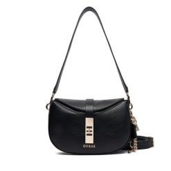 Torebka Guess. Czarne torebki klasyczne damskie Guess, z aplikacjami, bez dodatków. Za 589.99 zł.