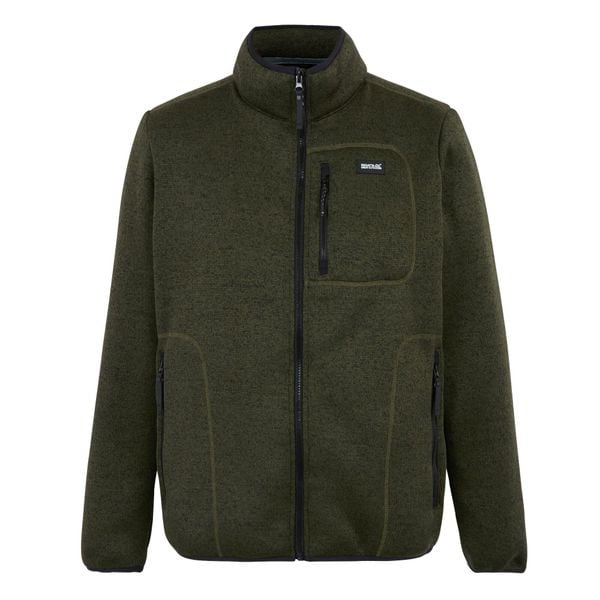 Męska Bluza Polarowa Barlee Marl Z Pełnym Zamkiem Błyskawicznym. Zielone bluzy bez kaptura męskie Regatta, m, z polaru. Za 155.99 zł.