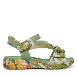 Sandały Laura Vita. Sandały damskie Laura Vita, bez wzorów, bez obcasa, na płaskiej podeszwie. Za 369.99 zł.